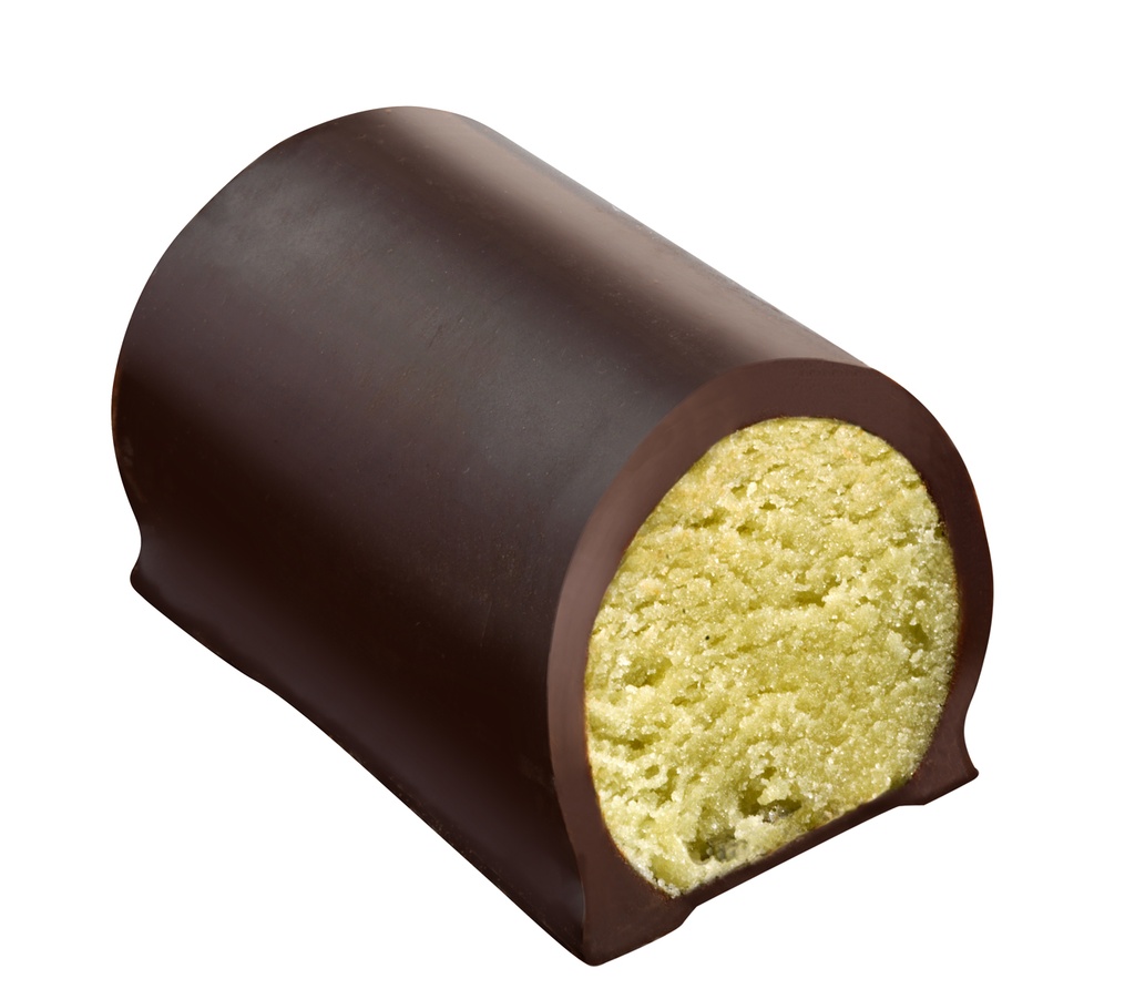 Buche marsepein pistache