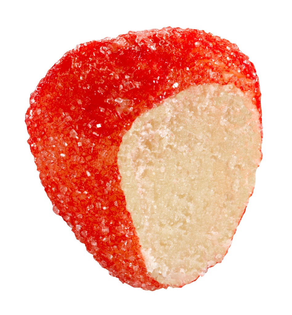 Aardbei marsepein